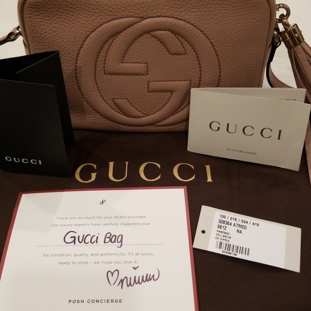 GUCCI Soho Disco in RARE Color Cipria - Picture 8 of 8